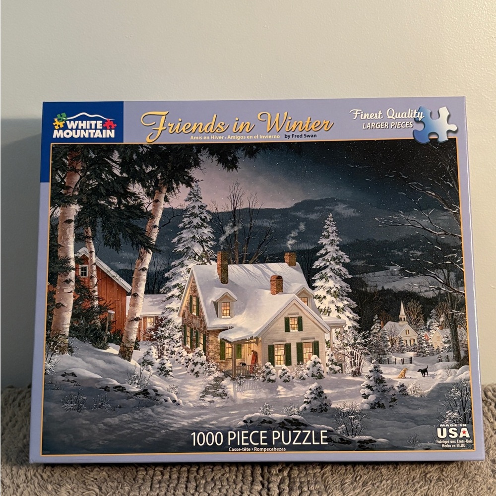 White Mountain 'Friends in Winter' Puzzle
